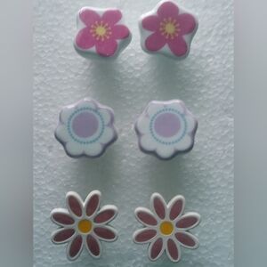 Six Ceramic Drawer or Cabinet Knobs